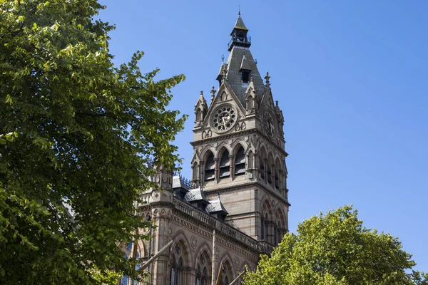 Utsikt Över Tornet Chester Stadshuset Den Historiska Staden Chester Cheshire — Stockfoto