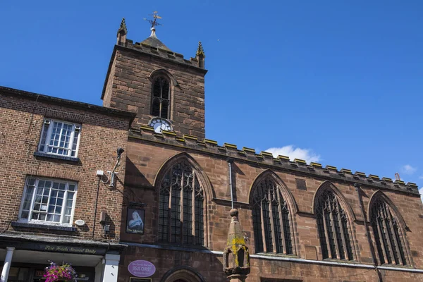 Chester Reino Unido Agosto 2018 Una Vista Histórica Iglesia San —  Fotos de Stock