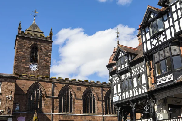 Chester Reino Unido Agosto 2018 Una Vista Iglesia Peters Los —  Fotos de Stock