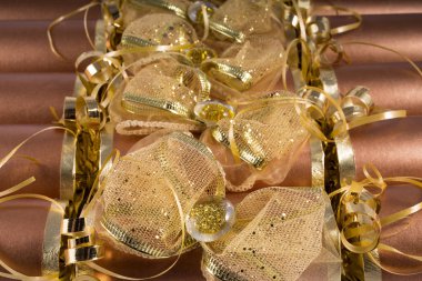 Geleneksel Noel kraker bir stüdyo çekim.