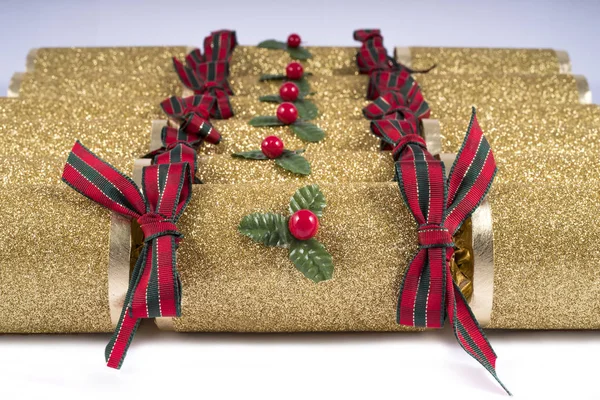Studio Skott Traditionella Christmas Crackers — Stockfoto