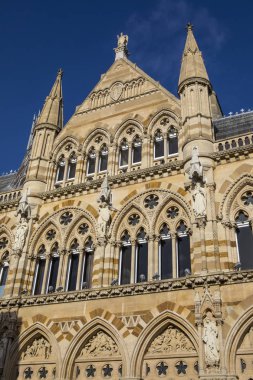 Northampton, İngiltere'de kasabasında Northampton Guildhall muhteşem mimarisi bir görünümünü. 