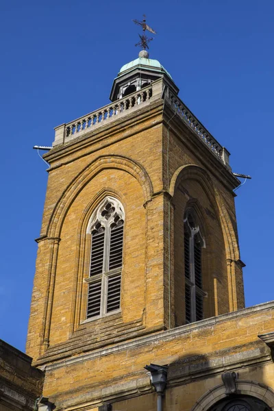Pohled Historický Kostel Všech Svatých Městě Northampton Velká Británie — Stock fotografie
