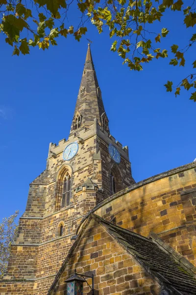 Погляд Гробу Господнього Місті Нортгемптон Великобританія Гробу Норман Круглі Церкви — стокове фото