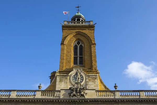 Northampton Ngiltere Şehirde Tarihi Tüm Azizler Kilisesi Bir Görünümünü — Stok fotoğraf