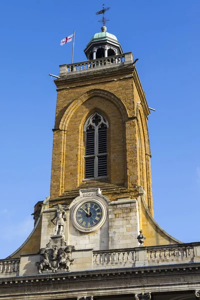 Pohled Historický Kostel Všech Svatých Městě Northampton Velká Británie — Stock fotografie