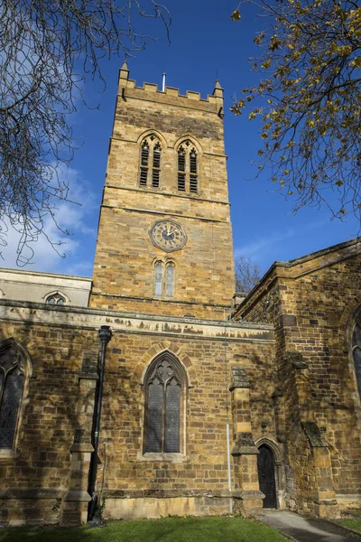 Una Vista Iglesia Giles Ciudad Northampton Reino Unido — Foto de Stock