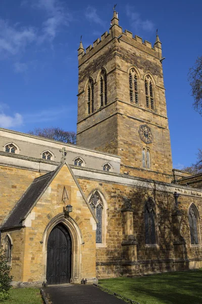 Una Vista Iglesia Giles Ciudad Northampton Reino Unido —  Fotos de Stock