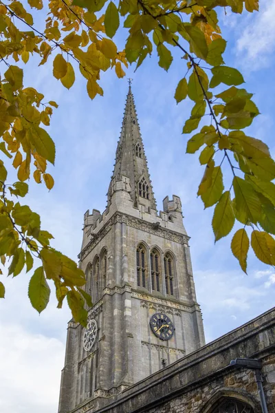 Pohled Nádherné Petra Pauls Church Městě Kettering Northamptonshire Velká Británie — Stock fotografie
