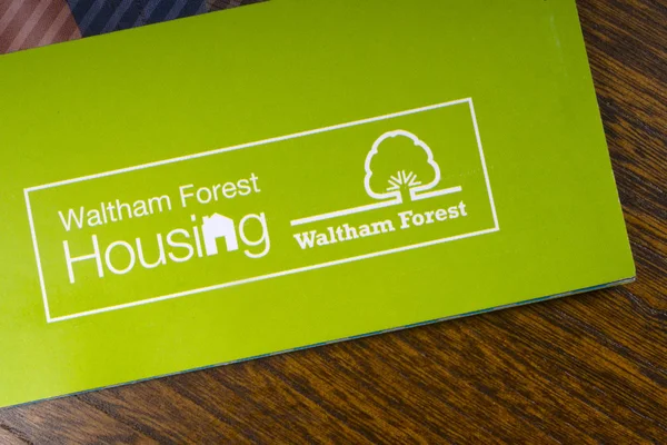 Londra Regno Unito Novembre 2018 Logo Del Waltham Forest Housing — Foto Stock