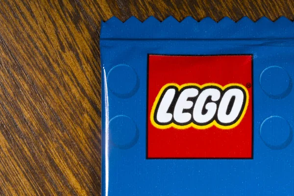 London Großbritannien November 2018 Eine Nahaufnahme Des Lego Firmenlogos Abgebildet — Stockfoto