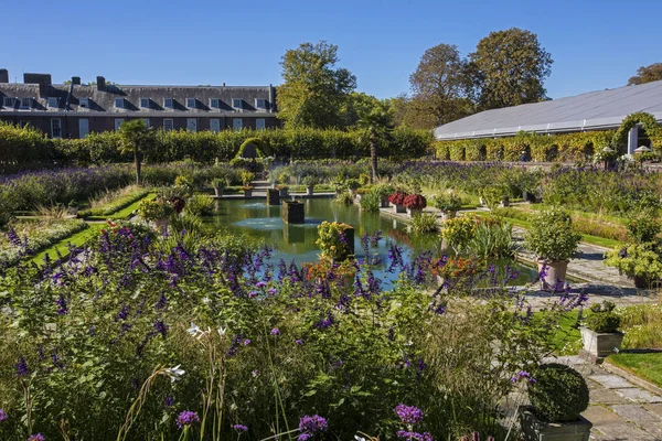 London September 27Th 2018 View Beautiful Sunken Garden Kensington Palace — Stock Photo, Image