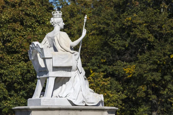 London September 27Th 2018 Marble Statue Beautiful Kensington Gardens London — Stock Photo, Image