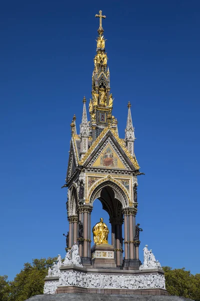 Londres Reino Unido Setembro 2018 Uma Vista Magnífico Albert Memorial — Fotografia de Stock