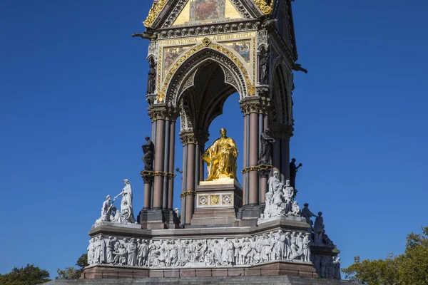 Londres Reino Unido Setembro 2018 Uma Vista Magnífico Albert Memorial — Fotografia de Stock