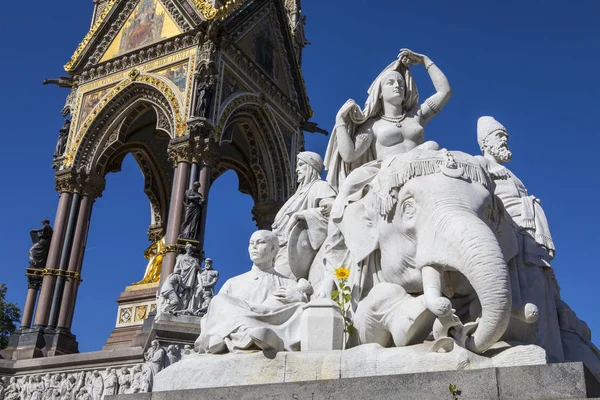 Londra Regno Unito Settembre 2018 Una Scultura Che Ripercorre Continente — Foto Stock