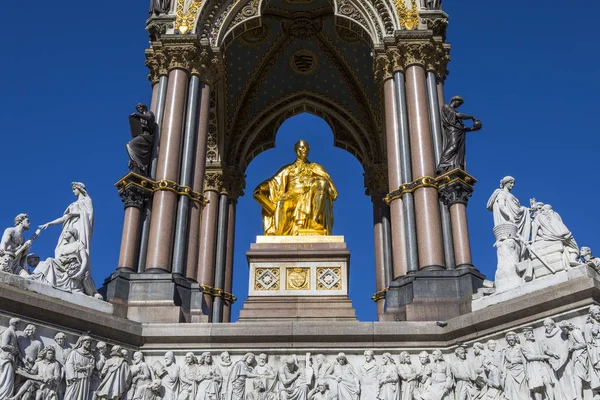 London September 27Th 2018 View Magnificent Albert Memorial Kensington Gardens — Stock Photo, Image