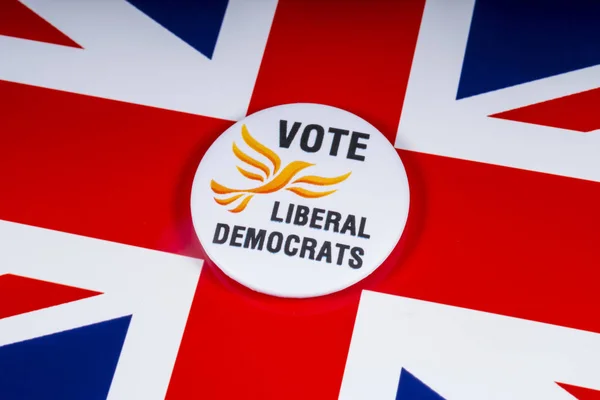 Londres Reino Unido Novembro 2018 Emblema Partido Político Dos Liberais — Fotografia de Stock