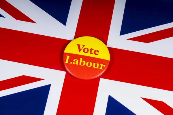 London Großbritannien November 2018 Ein Wahlplakat Das Über Der Flagge — Stockfoto