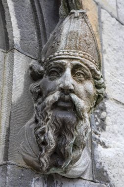 Aziz Patrick, dış tarafında The Chapel Royal Dublin, İrlanda Cumhuriyeti tarihi şehir Dublin kalesinde bulunan heykeli.