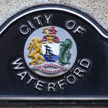 Waterford tarihi şehir İrlanda Cumhuriyeti arması. 