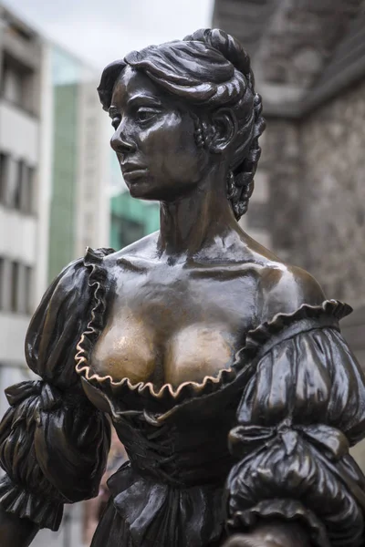 República Irlanda Agosto 2018 Estatua Del Personaje Ficción Irlandés Molly — Foto de Stock