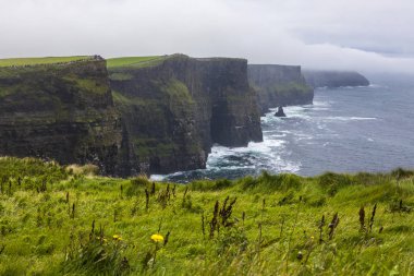 Moher muhteşem kayalıklarla County Clare, İrlanda. 