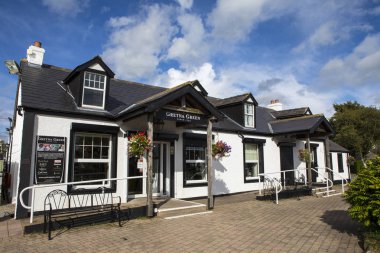 Gretna Green, İskoçya - 24th Ağustos 2018: İskoçya - Gretna Green köyde köy için kaçak düğün ünlü.