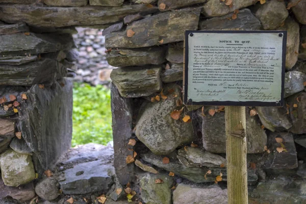 County Kerry Rep Ireland Agosto 2018 Ruinas Una Casa Campo — Foto de Stock