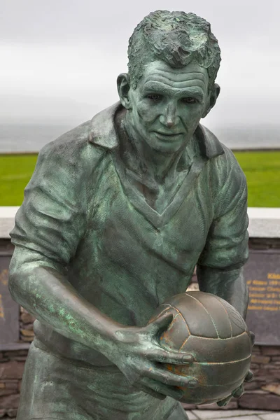 Republic Ireland August 17Th 2018 Statue Former Gaelic Football Manager — Stock Photo, Image