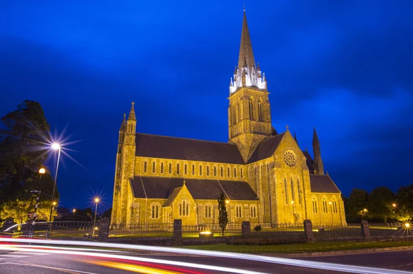 Soumrak Čas Pohled Velkolepý Marys Cathedral Killarney Hrabství Kerry Irsko — Stock fotografie