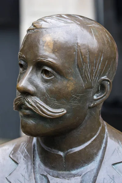 Galway República Irlanda Agosto 2018 Una Estatua Del Escritor Estonio — Foto de Stock