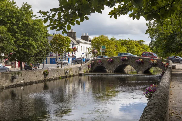 Condado Mayo República Irlanda Agosto 2018 Puente Sobre Río Carrowbeg —  Fotos de Stock