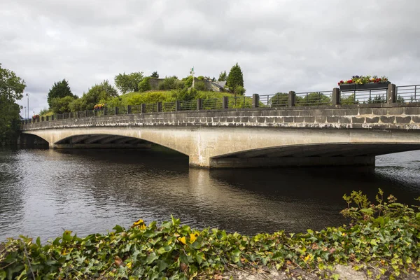 Belleek Bron Som Länkar Nordirland Till Irland Sedd Från Nordirland — Stockfoto