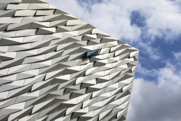 Belfast Irlanda Del Nord Agosto 2018 Imponente Architettura Del Titanic — Foto Stock