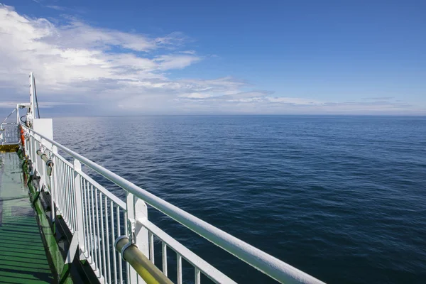 Morze Irlandzkie Irlandia 2018 Sierpnia Pokładzie Irish Ferries Statek Morzu — Zdjęcie stockowe