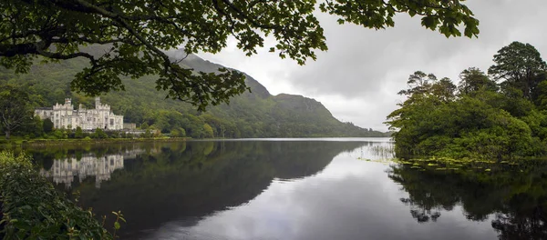 County Galway Irlanda Agosto 2018 Uma Vista Panorâmica Magnífica Abadia — Fotografia de Stock