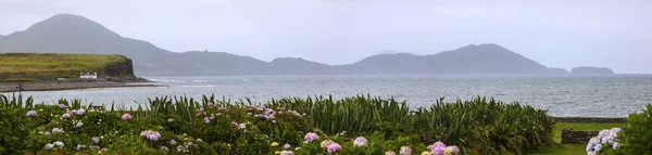 Vista Deslumbrante Aldeia Waterville Localizada Península Iveragh Condado Kerry República — Fotografia de Stock