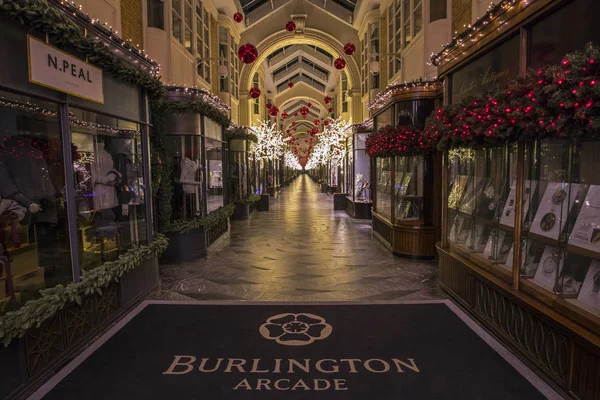 Londres Royaume Uni Décembre 2018 Une Vue Sur Magnifique Burlington — Photo