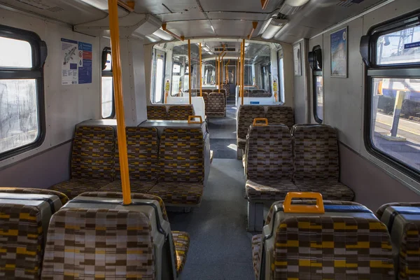 London January 28Th 2019 Onboard Greater Anglia London Undergound Train — Stock Photo, Image