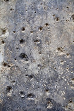 Kurşun delikleri Battle Berlin, Berlin, Almanya İkinci Dünya Savaşı sonuna yakın sırasında oluşturulan bir close-up.