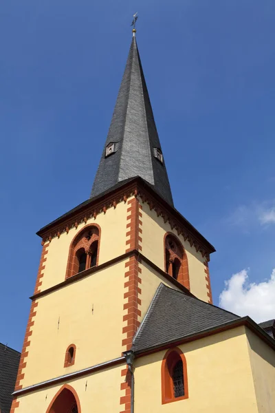 독일의 Linz Rhein 마을에 교회의 아름다운 — 스톡 사진
