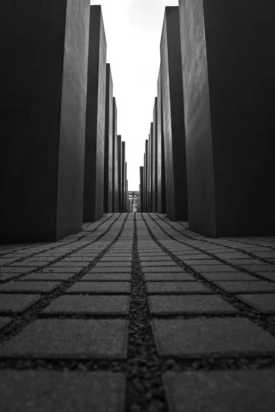 Berlin Germany April 19Th 2011 Haunting Memorial Murdered Jews Europe — Stock Photo, Image