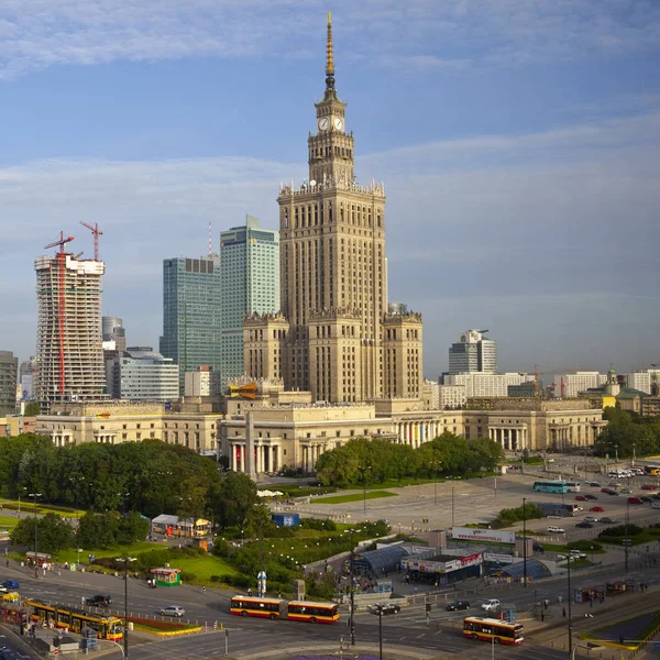 Warsaw Poland August 12Th 2011 View Historic Palace Culture Science — Stock Photo, Image