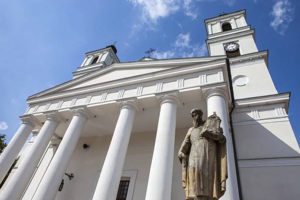 Außenansicht Der Alexanderkirche Der Stadt Suwalki Polen — Stockfoto