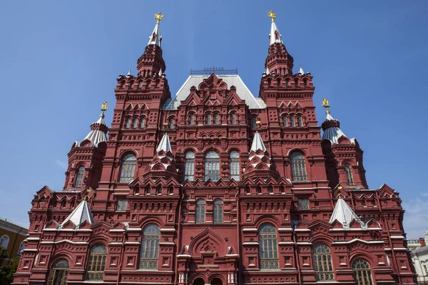 Moskou Rusland Augustus 2011 Een Weergave Van State Historical Museum — Stockfoto