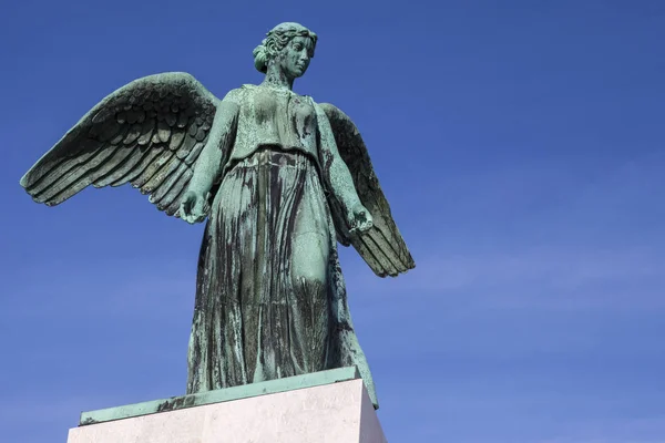 Angel Statue Van Het Scheepvaart Monument Ook Bekend Als Het — Stockfoto