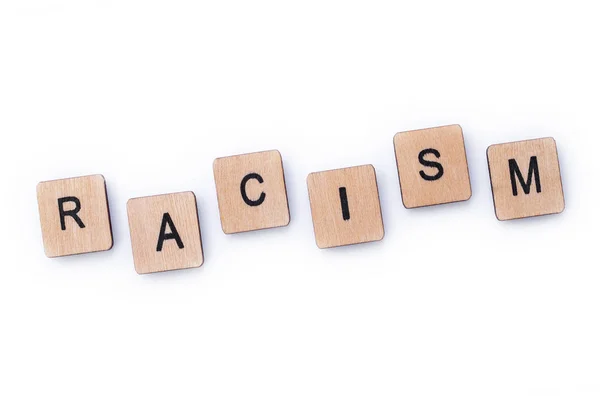 La parola RACISMO — Foto Stock