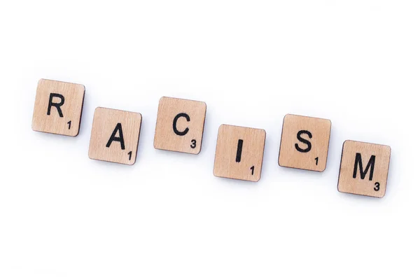 La parola RACISMO — Foto Stock