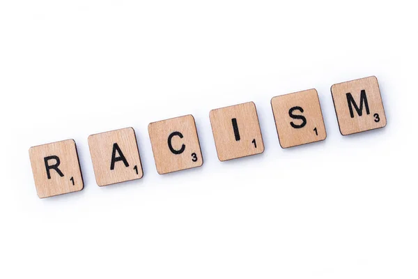 La parola RACISMO — Foto Stock